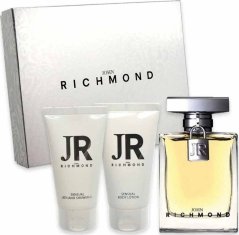 John Richmond Set John Richmond: John Richmond, Natural, Hydrating, Body Lotion, 50 ml + Black Metal, Natural, Cleansing, Shower Gel, 50 ml + John Richmond, Eau De Parfum, For Women, 100 ml For Women WOMEN