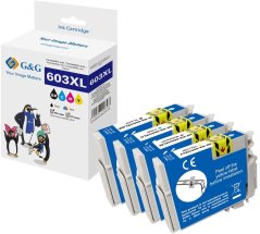 G&G XL-atramenty drukarskie kompatybilne z Epson 603XL/Multipack
