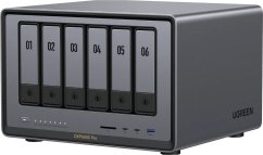 Ugreen NASync DXP6800 Pro 6-diskowy 8GB DDR5 Intel i5-1235U 2x 10GbE 8K HDMI SD 4.0 Čierny (DXP6800 PRO)