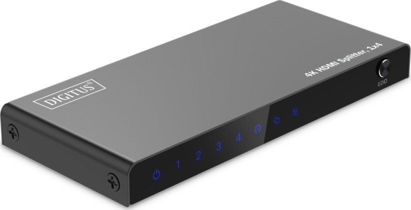 Digitus DIGITUS HDMI Splitter 1x4 4K/60Hz HDCP 2.3 EDID Control