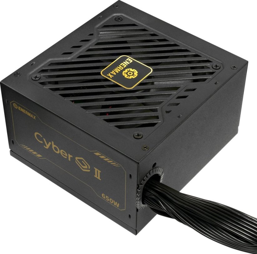 Enermax ENERMAX CYBERG II ATX3.1 650W Netzteil 80Plus Gold nicht modular 120mm FDB-L�fter 105C jap. Caps 5J. Herstellergarantie