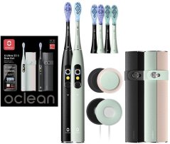 Oclean Oclean X Ultra 20 S Duo Set electric toothbrushes for two, black and green