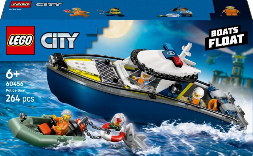 LEGO City Pościg łodzią policyjną (60456)