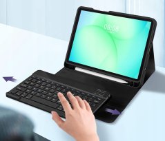 4kom.pl TECH-PROTECT SC PEN + KEYBOARD GALAXY TAB A9 / A11 8.7 X110 / X115 / X133 / X135 BLACK