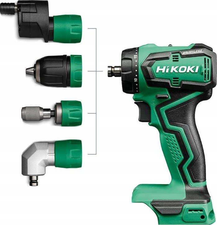 Hikoki HIKOKI.SCREWDRIVER 18V   DS18DDQWSZ 55Nm 2x5.0Ah BL INTERCHANGEABLE HEADS HITSYSTEM