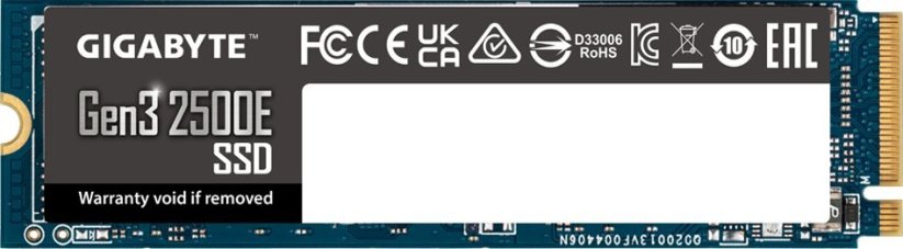 Gigabyte Gen3 2500E 1TB M.2 2280 PCI-E x4 Gen3 NVMe (G325E1TB)
