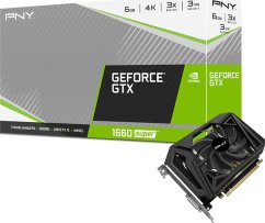 PNY GeForce GTX 1660 SUPER Single Fan 6GB GDDR6 (VCG16606SSFPPB)