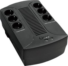 EuroCase 4 gniazd Čierny (EA200PLUS-850VA-EVO)