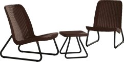 Keter Rio Patio set - Hnedý
