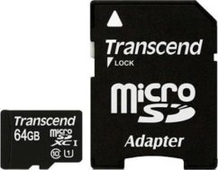 Transcend MicroSDXC 64 GB Class 10 UHS-I  (TS64GUSDXC10)