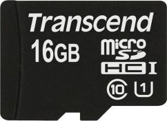 Transcend Premium MicroSDHC 16 GB Class 10 UHS-I/U1  (TS16GUSDCU1)