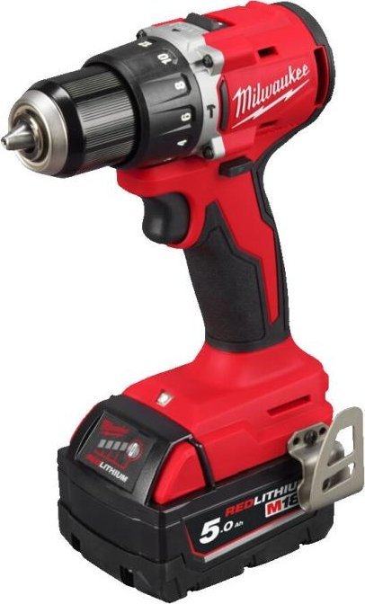 Milwaukee Akum. smūg. suktuvas-gręžtuvas M18 BLPDRC-502C 18V 2x5,0Ah Li-Ion