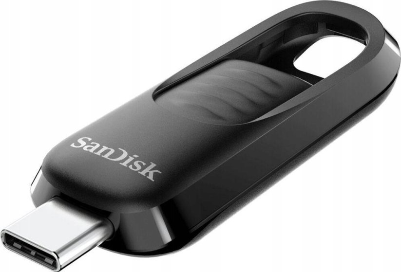 SanDisk SanDisk Flash Disk 256GB Ultra Slider, USB-C 3.2, Černá