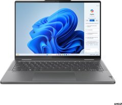 Lenovo Yoga 7 2-in-1 14AHP9 | Storm Grey | 14 " | OLED | Touchscreen | WUXGA | 1920 x 1200 pixels | Glossy | AMD Ryzen 7 | 8840HS | 16 GB | Soldered LPDDR5x | Solid-state drive capacity 1000 GB | AMD Radeon 780M Graphics | Windows 11 Home | 802.11ax | Bluetooth