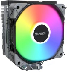 Montech Montech NX400 Black CPU-Khler, ARGB - 120mm, schwarz