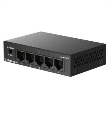 D-Link Prepínač 5-portowy DES-105/V/E