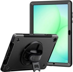 JT Berlin Rugged Kickstand & Handstrap Case Pre Samsung Galaxy Tab A11+ (2025) Čierny