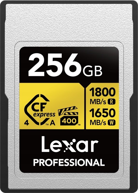 Lexar Lexar CFexpress 4.0 Pro Gold, VPG400/IP68, R1800/W1650 (Type A) 256GB