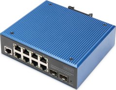 Digitus DIGITUS Switch 8+2-Port L2 managed Gigabit Ethernet PoE