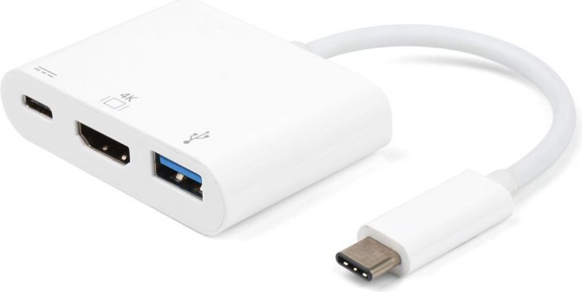 eStuff USB-C - HDMI Biely  (ES623001WH)