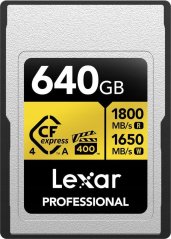 Lexar Professional Gold CFexpress 640 GB  (LCAGOLD640G-RNENG)