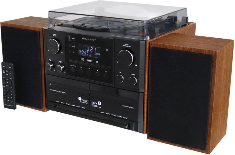 Soundmaster MCD5600BR audio 10 W Čierny, drevo