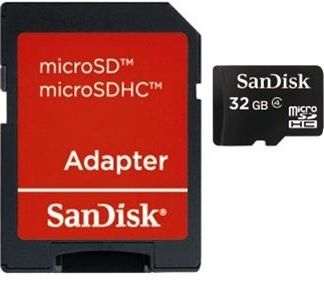 SanDisk MicroSDHC 32 GB Class 4  (SDSDQB032GB35)