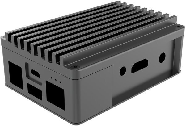 Akasa Skyline 3 Pro Obudowa Pre Asus Tinker Board 3 i 3s Aluminium bez ventilátora Čierny