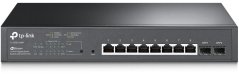 TP-Link JetStream łącza sieciowe Zarządzany L2/L2+ Gigabit Ethernet (10/100/1000) Obsługa PoE 1U Čierny (TL-SG2210MP)