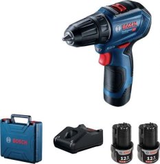 Bosch WIERTARKO-WKRĘTARKA AKUMULATOROWA GSR 12V-30 2*2.0AH