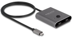 Delock Delock USB 10 Gbps USB Type-C Switch 2 auf 1 bidirektional 8K