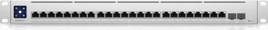 Ubiquiti Ubiquiti Switch UniFi 24xRJ45 10G/2xSFP28 25G Managed 19" Rack-Mountable, 1,3" Touchscreen