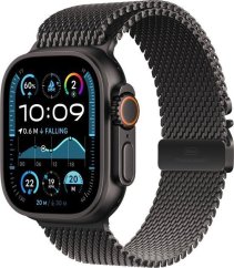 Apple Watch Ultra 2 GPS + Cellular 49mm Black Titanium Case Milanese Loop S Čierny  (MX4W3KS/A)
