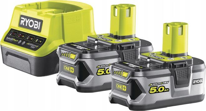 Ryobi Sada akumulátory 2x5,0AH s nabíjačkou RC18120-250 (5133003364)