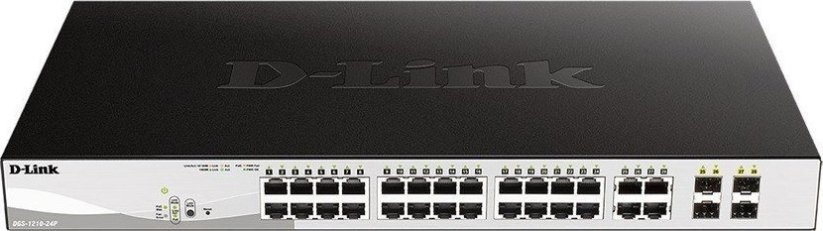 D-Link Prepínač DGS-1210-24P Switch 24GE PoE 4SFP