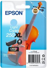 Epson 250XL - 10 ml - XL - hell Cyan - original - opakowanie blistrowe - kartridż z Tonerem - Pre P/N: C11CL95402