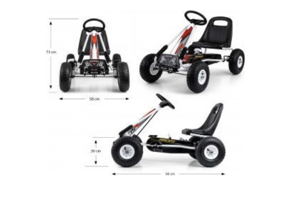 Milly Mally Ride-on motokára Thor White