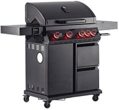 Landmann Cool Black 4.1 maxX Grill ogrodowy gazowy 18.6 kW 76 cm x 41 cm