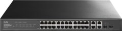 Cudy 26-Port Gigabit Easy-Managed Switch with 2 Combo Ports, GS1028ES2 1.0 Zarządzany L2 Gigabit Ethernet (10/100/1000) Čierny