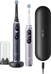 Oral-B iO Series 9 Duo 2 szt. Black Onyx/Rose Quartz