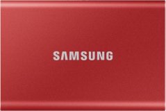 Samsung T7 500GB Červený (MU-PC500R/WW)