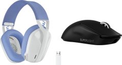 Logitech G435 Białe (981-001074) + G PRO X SuperLight 2 (910-006630)