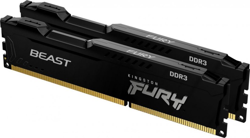 Kingston Fury Beast, DDR3, 16 GB, 1600MHz, CL10 (KF316C10BBK2/16)