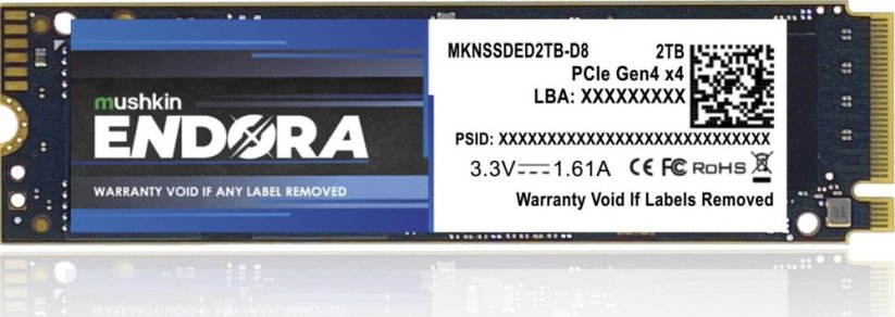 Mushkin Mushkin MKNSSDED2TB-D8 urządzenie SSD 2 TB M.2 PCI Express 4.0 NVMe 3D NAND