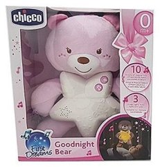 Chicco Miś na dobranoc Ružový (276696)