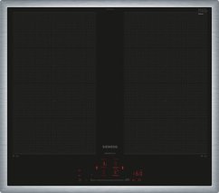 Siemens Siemens EX645HXC1E iQ700, independent hob (black/stainless steel, 60 cm, Home Connect)