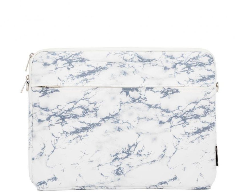 iLike Taška na Notebook 15-16 Inches Fabric Notebook Bag With Strap Marble White ILIUN15LBMW