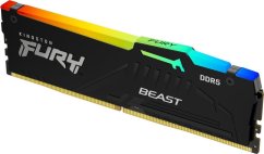Kingston Fury Beast RGB, DDR5, 16 GB, 6400MHz, CL32 (KF564C32BBA-16)