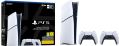 Sony PlayStation 5 Slim Digital Edition + 2 pady (9581574)