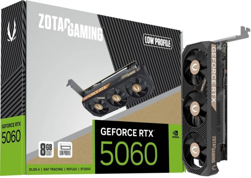 Zotac Gaming GeForce RTX 5060 Low Profile 8GB GDDR7 DLSS4 (ZT-B50600L-10L)